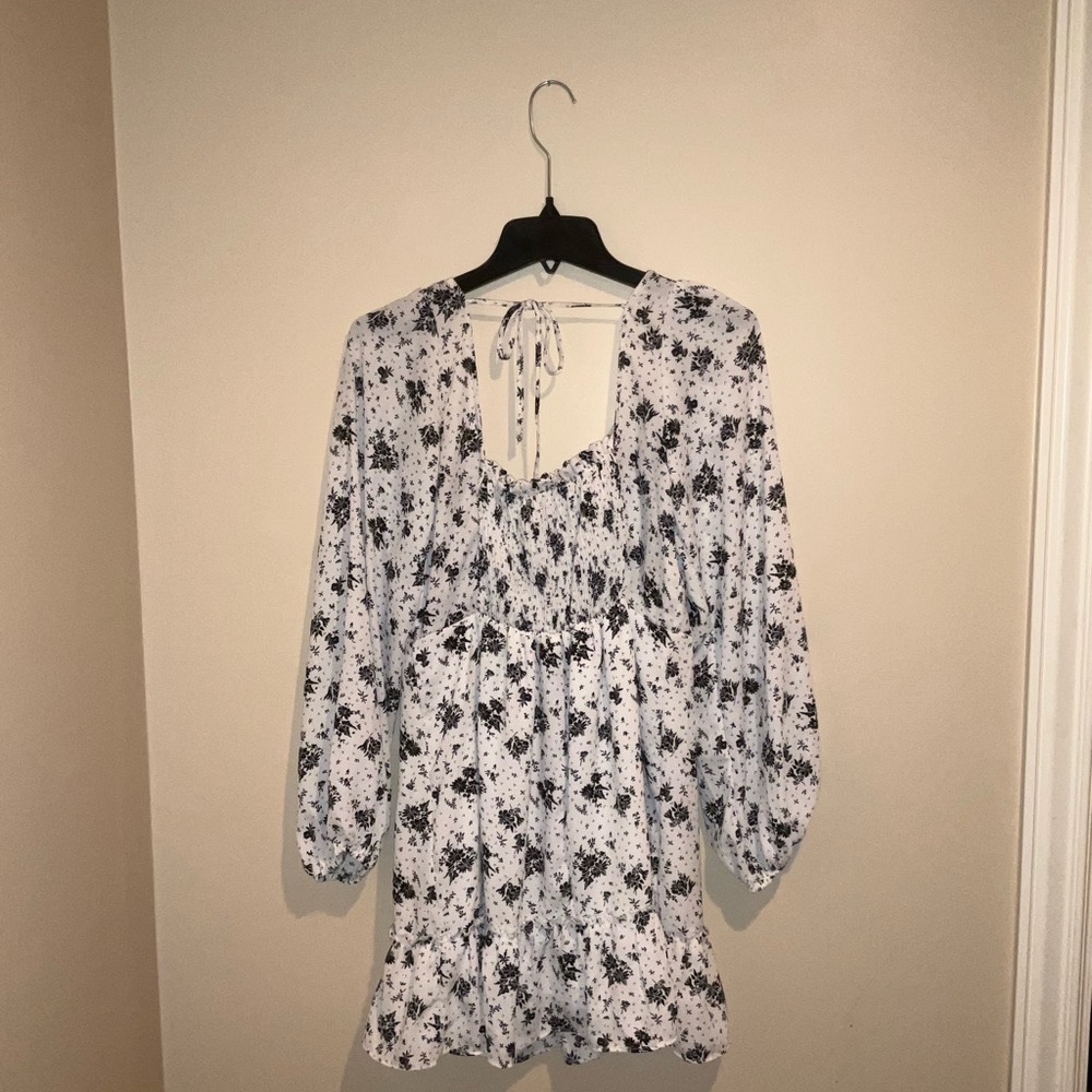 Long Sleeve Floral Dress